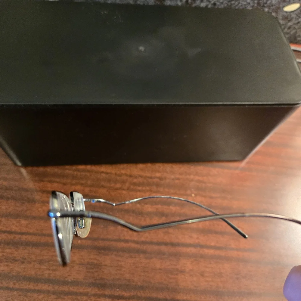 Halston Eyeglass Frames – Size 54-18-135 – Metallic – Used